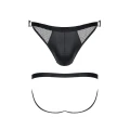 Jockstrap męski REGNES FETISH PLANET z otwartym tyłem, elastyczne wstawki, rozmiar XL
