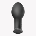 Korek analny B Ball Uno – czarny, ruchoma kulka, długość 8 cm
