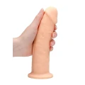 Dildo REALROCK ULTRA - 22,8 cm, silikonowe, termoelastyczne, przyssawka