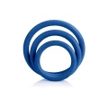 Pierścienie erekcyjne, silikonowe Tri-Rings, rozciągliwe, 2,5 cm średnicy