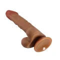 Dildo BURAQ, 24 cm, 5 cm średnica, super miękki TPR, wodoodporny