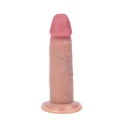 Dildo silikonowe RealFeel — ruchoma napletka, długość 18 cm, średnica 4 cm