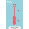 Kulki gejszy (Ben Wa) – Dreamtoys Love Signal, silikonowe IPX8, Ø2,7 cm, 17,5 cm
