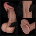 Dildo Premium Natural Cock 9'' - Dwuwarstwowy silikon, przyssawka, realistyczne odczucia