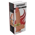 Dildo INFERNO HIDDEN DESIRE 23 cm, silikon, realistyczny, przyssawka