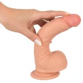Dildo Realistixxx Real Lover Medium, Silikon, 21,7 cm, elastyczny, praktyczna podstawa ssąca