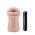 Wibrator masturbator M For Men ANGIE – TPE, wodoodporny, otwarty koniec, wibracja