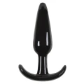 Dildo T-Plug Smooth Black, materiał TPE, 10.9 cm, wodoodporny, stymulacja prostaty