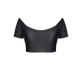 Top elastyczny BRMARINA001 DEMONIQ Kolekcja Silver Touch - Czarny, Ozdobny Ekspres, Rozmiar M, Modny Design