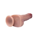Wibrator typu dildo Silicone Thrust 23 cm — 7 trybów thrustingu, 7 wibracji, USB магнитicznym ładowaniem
