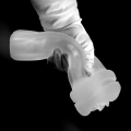 Masturbator ręczny Crystal Touch – przezroczysty, teksturowane wnętrze, wyjmowany wkład