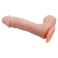 Dildo BAILE BW-008040NR 8,7'' z przyssawką, wodoodporny, realistyczny TPR