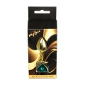 Korek analny – MyLove Jewellery Gold, stal nierdzewna, zielony kryształ, 7 cm
