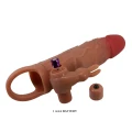 Dildo PRETTY LOVE - Osmar, 20,5 cm, 10 trybów wibracji, przezroczysty TPR