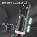 Masturbator LUXURY 04, 9 poziomów wibracji, wodoodporny IPX6, ładowanie USB Type-C