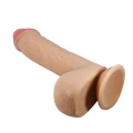 Dildo BAILE - 9,2'' Realistyczny, elastyczny TPR, przyssawka