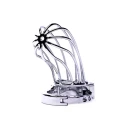 Klatka na penisa Stainless Steel Series – stal nierdzewna, zamknięcie na kłódkę, polerowana