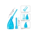 Douche anal CalExotics Ultimate - transparent, wielokrotnego użytku, antybakteryjny