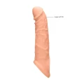 Nakładka na penisa – Skin TPE, bezftalanowa, realistyczna tekstura 21,9 cm