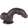 Dildo Realistyczne Dual Layer TPE 20,3 cm, Przesuwająca Się Skóra, Silna Przyssawka