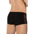 Bokserki siateczkowe SOFTLINE COLLECTION, czarne, M, 20% elastan, maksymalny komfort