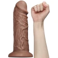 Dildo 10,5'' LoveToy Legendary, elastyczny, wibracje 10 funkcji, realistyczny materiał PVC