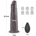 Dildo Lovetoy Nature z platynowego silikonu, 10 trybów wibracji, zdalne sterowanie