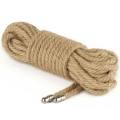 Lina bondage, Rebellion Reign Rustic Hemp, naturalne konopie, 10 m, szorstka tekstura