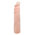 Dildo BAILE - 24 cm, kręgosłup, stymulujące fałdki, wodoodporny