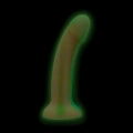 Dildo Easytoys Candy Swirl – silikonowe 19 cm, świecące w ciemności, profilowane