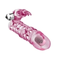 Nakładka wibrująca - BAILE ULTIMATE LOVE, 10 funkcji wibracji, materiał TPR, różowy