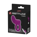 Pierścień na penisa PRETTY LOVE - COBRA, silikon, wibracje, stymulujący, 7,4 cm