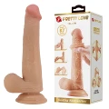 Dildo PRETTY LOVE - TALLEN 220mm, TPR, elastyczna konstrukcja kręgowa, przyssawka