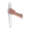 Dildo podwójne Treasure M, TPR, 43 cm, wodoodporne, realistyczne detale