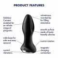 Wibrator analny Satisfyer Rotator Plug 2+, 12 programów wibracji, wodoodporny IPX7