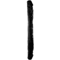 Dildo podwójne, PVC, 45 cm, wodoodporne, czarne