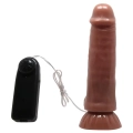 Dildo BAILE Maddox 7,3', wibracje, przyssawka, realistyczny wygląd i faktura