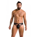 Stringi Oeko-Tex CASMIR MEN 033 THONG PAUL - czarne, S/M, nietoksyczny materiał, Polska