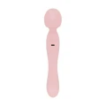 Wibrator typu wand Simi - 24,4 cm, 10 trybów wibracji, silikon medyczny, różowy