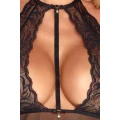 Babydoll+Thong Kissable S/M, 95% Poliester, 90% Nylon, Halterneck, Backless