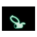 Pierścień erekcyjny Dorcel Power Clit, silikonowy, wibracje, świeci w ciemności