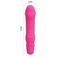 Stymulator analno-pochwowy Pretty Love Stev, silikon, 10 funkcji, wodoodporny