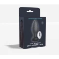Wtyczka analna rotacyjna zdalnie sterowana, silikonowa, 3,5 cm, wibracje