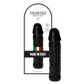 Dildo Gustavo Black 18cm, średnica 4.5cm, wodoodporny, realistyczny materiał
