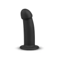 Dildo NO-PARTS Charlie 14,5 cm - ergonomiczny, z silikonu, czarny