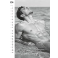 Kalendarz ścienny Pin-up Men 2027 – 12 czarno-białych zdjęć, format 297 × 420 mm