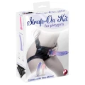 Strap-On Kit You2Toys z regulowanym rozmiarem, 2 dildami i przyssawkami