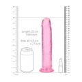 Dildo REALROCK CRYSTAL CLEAR - 9,1