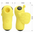 Wibrator na palec Pretty Love Super FingerMagic Bee — silikonowy, 10 trybów stukania