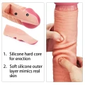 Dildo - Dwuwarstwowe Platynowe Silikonowe, 30,5 cm, Hiperrealistyczny Design